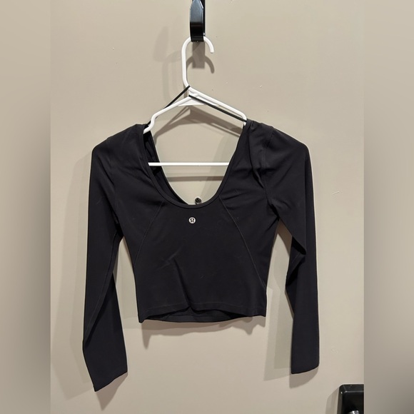 Black lululemon align long sleeve - Picture 2 of 3